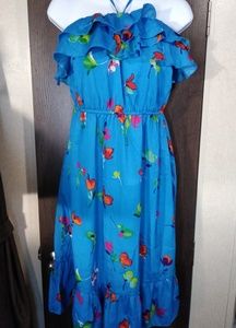 Old Navy Dress strapless floral.